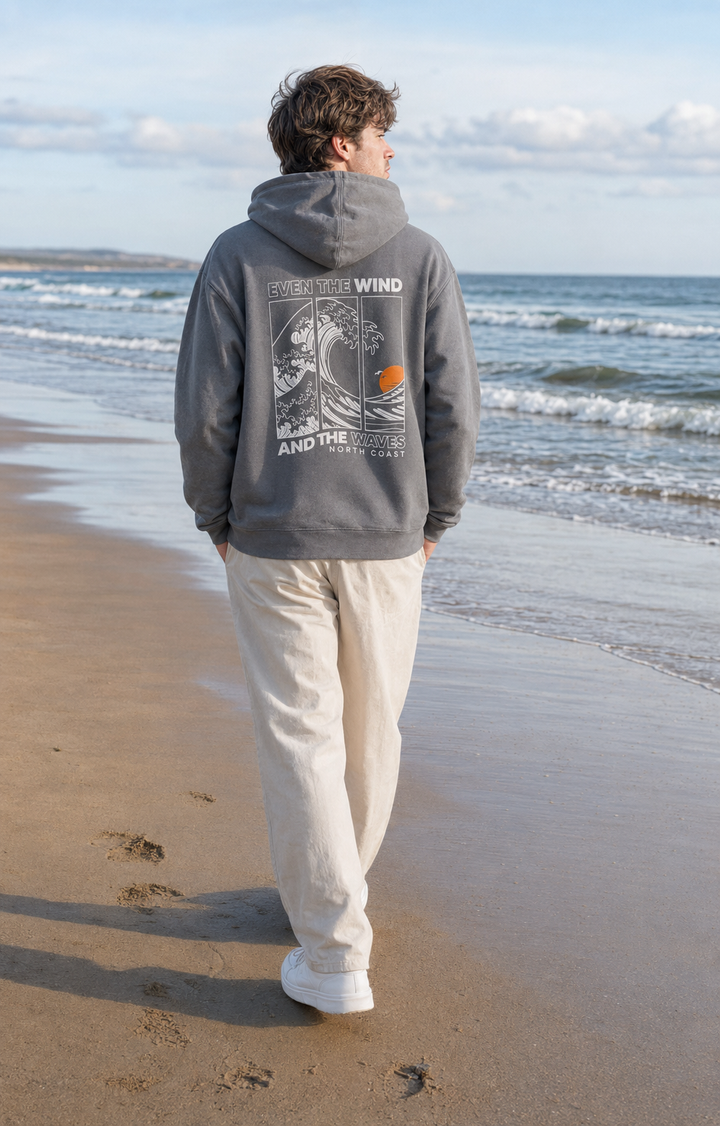 Hokusai Waves Hoodie
